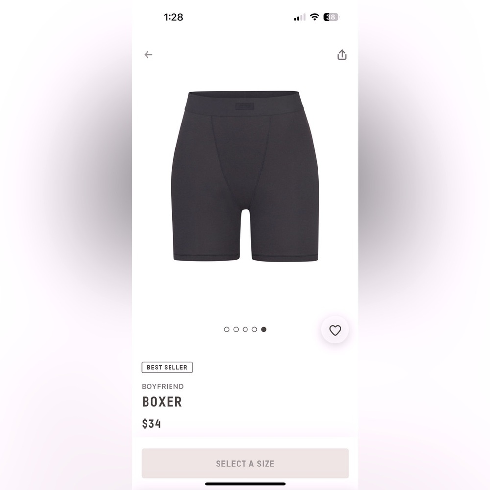 SKIMS “Boyfriend” Boxer Sleep Short